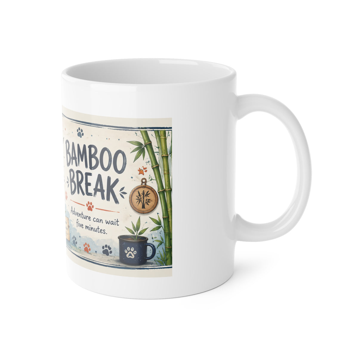 White Ceramic Mug, 11oz