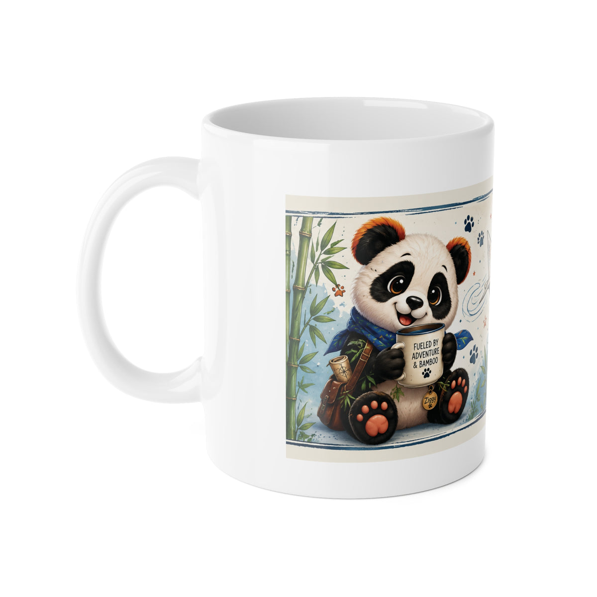 White Ceramic Mug, 11oz