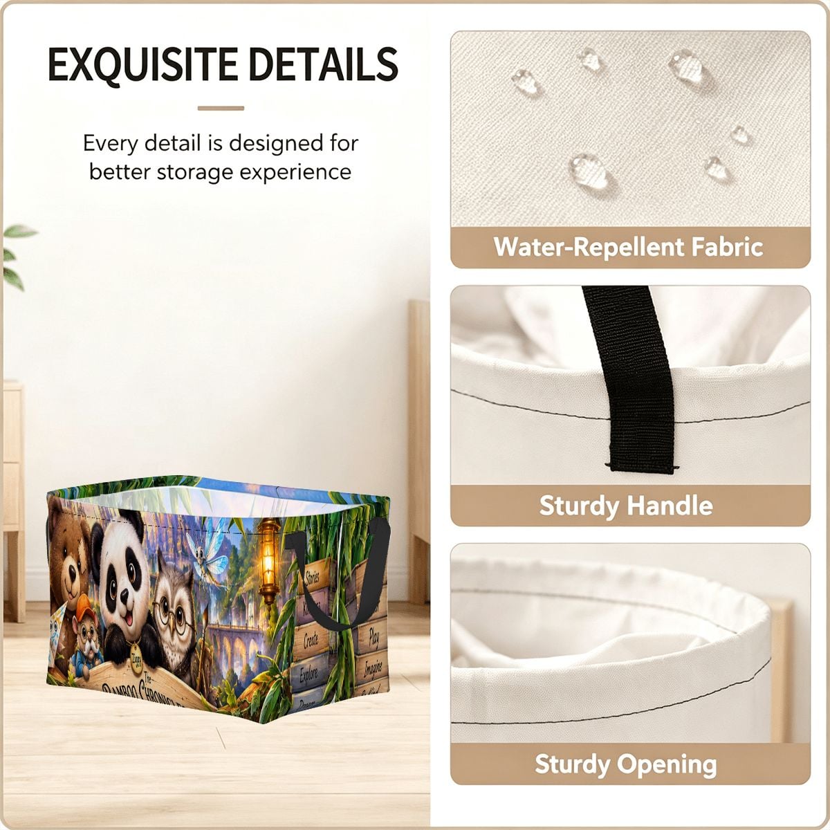 The Bamboo Chronicles Adventure Storage Basket