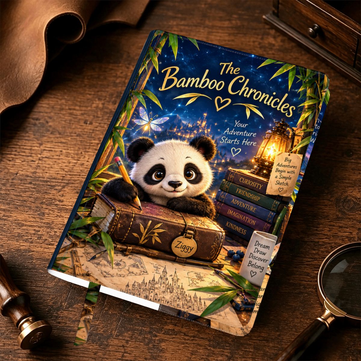 The Bamboo Chronicles A5 Notebook Cover